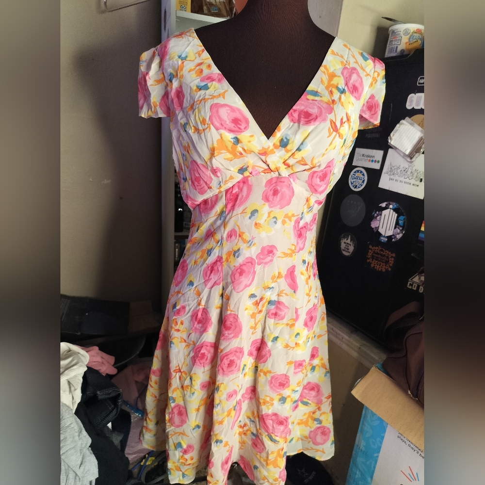 NWOT Betsey Johnson Floral Maxi Dress